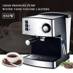 Makerzy kawy Houselin Espresso Maszyna Wysoka wydajność dla espresso cappuccino latte machiato półautomatyczne kawa Makerl240105