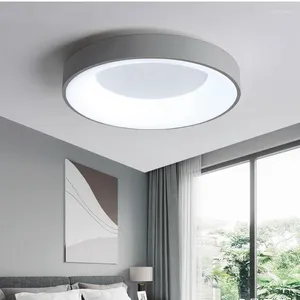 Ceiling Lights Round Led Light Modern Macarons Color Chandelier Bedroom Beside Lamp Household Appliances Children Room Luminaires