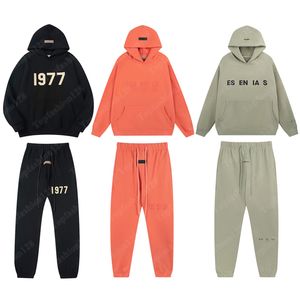 Fashion Tracksuit Mens Womens Hoodie Hip Hop Sweatshirt FOG 1977 Jumper Oversized Streetwear Hoodies Lovers Clothes Highend Pullovers Asian Size S-xl