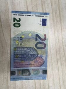 Kopiera pengar faktiska 1: 2 storlek euro utländsk valuta sedlar falska 10 20 50 100 200 500 mynt samling tokens chip rekvisita briter ngklf