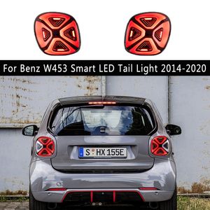 Estilo do carro lâmpada traseira drl luz de circulação diurna streamer indicador de sinal de volta para benz w453 inteligente led luz traseira 14-20 montagem da luz traseira