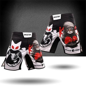 MMA Save the Earth Cat Fighting Umfassendes Kampf-Kickbox-Training Sanda Shorts Boxhose Sport Fitness Muay Thai Anpassung