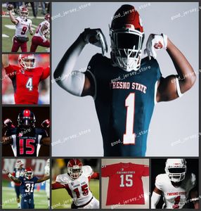 Fresno State Football Jersey Derek Carr Davante Adams Lorenzo Neal Marquez Papa Phillip Thomas Ronnie Rivers Fresno State Jerseys Costurados Personalizados