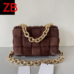 Chain Bags Designer Cross-body bags Luxury Shoulder Bags Woven soft lambskin Fashion Flap Bags 1:1 quality 26CM With Box WB23V