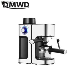 Coffee Makers DMWD 240ML Italian Espresso Coffee Maker Automatic Electric Coffee Machine Latte Cappuccino CafeMocha Milk Frothers Milk FoamerL240105