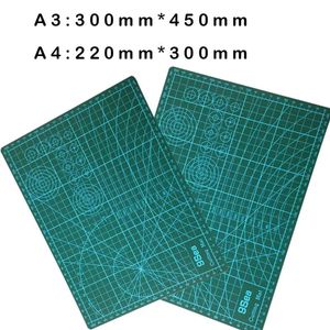 Narzędzia 1 szt. A3 lub A2 PVC prostokąt Linia siatki samozuszenia Mata Krojenie narzędziowa skórzana papier