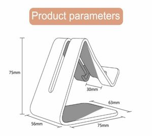 2017 Universal Aluminium Metal Mobiltelefon Tablett Desk Holder Stand för smart mobiltelefon för Kindle Ebook2740121