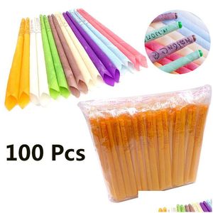 Fornecimento de cuidados de ouvido 100pcs tratamento velas saudáveis remoção de cera limpador Indiana terapia fragrância candling entrega de gota saúde beleza dhvuy