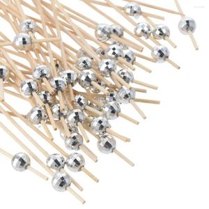 FORKS 200 PC KOKTEAIL SICKS DISCO BALE KICAKUNATLARI MEYVE MEYCE MEYVE MEYCE