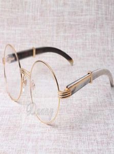 2019 new retro round eyeglasses 7550178 mixed horn glasses men and women spectacle frame glasses size 5522135mm1948876