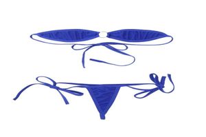 Onepiece garnitury Kobiety egzotyczna odzież plażowa minimalna okładka selftie mini mikro bikini wyruszył w ramiona brańce z gstring krótko4698379