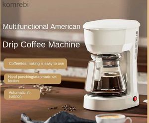 Kaffebryggare amerikansk stil kaffemaskin hushåll litet helautomatiskt kontor allt-i-ett-maskin dropptyp te maker kaffepotl240105