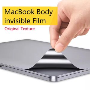 MacBook Airのオリジナルテクスチャラップトップスキン保護フィルム13 13.6 15.3 M2 Pro 16 16 Anti-Scratchラップトップカバーステッカー240104