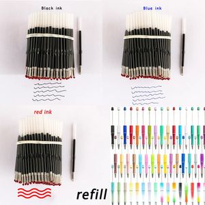 200-1000pcs Beaded Ballpoint Pen Ink Refills Ball Pens Refill Ink Rods for Writing School Office Stationery 240105