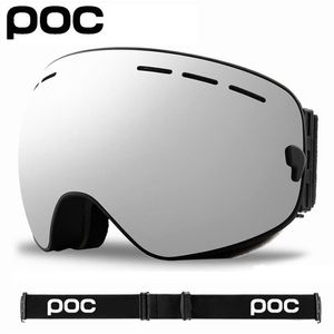 2024 Solglasögon dubbla lager Anti-dimma POC Goggles Sci Glasögon Helt nya män Kvinnor Cycle Solglasögon MTB Googles Eyewear152J