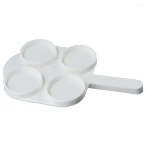 TEA TRAYS ABS Mjölkprovtagningsfack Container White Test Collection Plate Laboratory