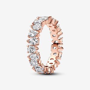 Nowa oferta 925 Sterling Srebrny naprzemiennie błyszczące pierścionek zespołu dla kobiet Pierścionki zaręczynowe ślubne