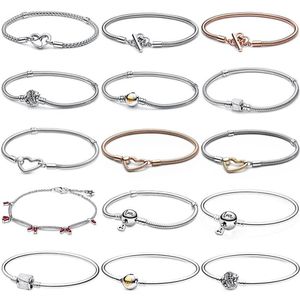 Banles Peace Knot TBAR Studded Snake Sain Firecracker Pave Bars Bransoletka Brzeźba Fash Fashion Sterling Sier Kead Charmry biżuteria