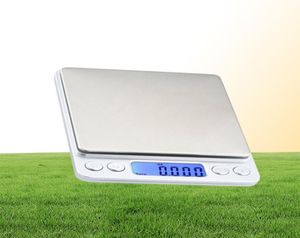 00101G Precision LCD Skale cyfrowe 500G123 kg Mini elektroniczne gramy Skala bilansu dla pieczenia Skala ważenia1431366