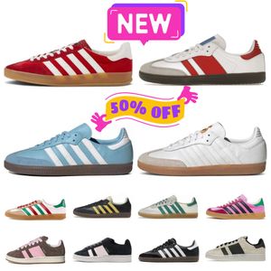 2024 Gazelle Bold Pink Glow Top Designer-Schuhe für Herren und Damen, Plateau-Sneaker, Campus 00er-Low-Top-Leder-Trainer, OG, Vegan, Weiß, Gummi-Samt, Herren-Sport-Wildleder-Freizeitschuh