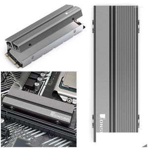 Fans Coolings Computer M.2 2280 Nvme Ssd Radiator Aluminum Heatsink With 2 X Thermal Pad Cooler Heat Sink Cooling Pads For Drive Drop Otmxh