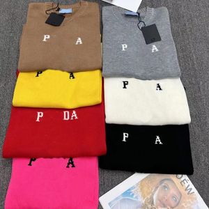 SWEATER Designer damski Sweter okrągły Sweter Pullover Fashion Damskie i zimowe długi rękaw okrągły szyja list pullover para Sweter