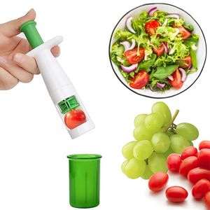 Kreativer Trauben-Tomatenschneider, kleiner Obstsplitter, Werkzeuge für Küche, Salat, Backen, Kochzubehör, manuell geschnittenes Gadget 240105