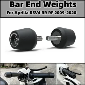 Alla terränghjul Motorcykelhandtag BAR Slutvikt Grips Cap för Aprilia RSV4 RR RF 2009-2024