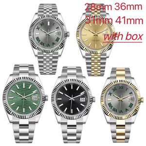 2024 Watch Undight Watch for Men Journal Designer Womens Watches عالية الجودة AAA Relojes 28mm 31mm 36mm 41mm حركة أوتوماتيكية مقاومة للماء Datejust