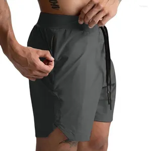 Pantaloncini da uomo Tinta unita Sport Estivi Esercizi Casual Corsa Competitivi Pantaloni ad asciugatura rapida Abiti completamente abbinati