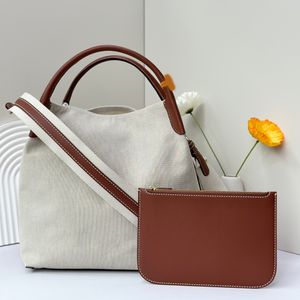 10A Bale Umhängetaschen Designer Loro Damen Totes Handtasche Mode Piana Mini große Einkaufstasche Samt Leder Kaschmir