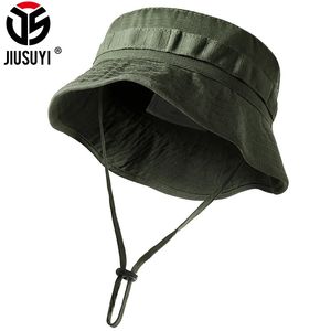 Camouflage Boonie Men Hat Tactical Army Bucket Hats Military Multicam Panama Summer Hunting Hiking Fishing Outdoor Sport Sun Cap 240104