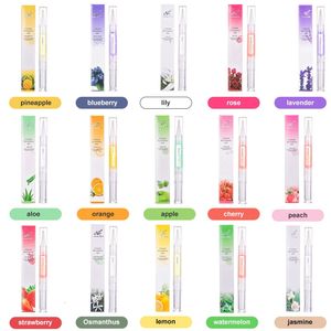 Glenys 30pcs Cuticle Oil Pen Nail Nutrition 15 Smells Nail Treatment Revitalizer Soften Nourish Manicure Nail Care Product Set 240105