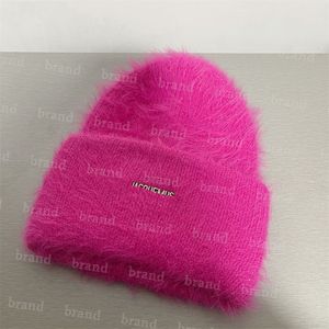Fashion Brand Beanies JAC Label Rabbit Hair Knitted Wool Hat Designer Mens And Womens Pullover Fitted Caps Warm Cold Resistant Cap Knit Hats