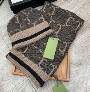 Erkek Kaşmir Eşarp ve Şapka Setleri Tasarımcılar Kepçeler Şapkalar Lens l Beanie Kadınlar Box9013807