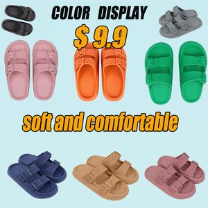 HOt Designer Slippers Men's Slides Summer Flip Flops Clappers Indoor Cloud Slipper EVA House Shoes Women Platform Beach house Sandals