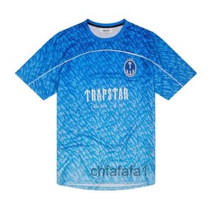 Męskie Tshirty Limited Nowy Trapstar London Tshirt krótkie rękawie Unisex Blue Shirt for Men Fashion Harajuku TEE TOPE MALE T SHIRTS Y2K G230307 3CKFM4A FM4AFM4