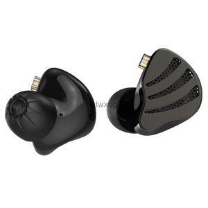 Mobiltelefonörlurar och fina 10mm full räckvidd dd mid högfrekvens ba hörlurar 3,5 mm metall plug i öron hifi kabel trådbundna hörlurar musik headset yq240105