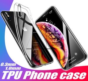 Custodie per telefoni per IPhone 12 Mini 11 Pro MAX XR XS Custodia in TPU antiurto Trasparente Samsung Galaxy S20 S10 Plus S9 Nota 20 Cover morbida3363931