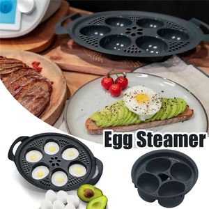 6 in1 Egg Poachers Egg Cooker Tools for Thermomix TM5 TM6 Eggs Steamer Mold Tray Stand Kitchen Baking Mould Cooking Utensil Tool 240105