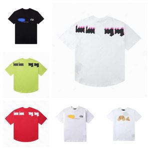 Erkek Tasarımcı T Shirt Moda Tshirt Gömlek İnsan Lüks Üst Kadın Tişört Mürettebat Boyun Kısa Kollu Pamuk Nefes Mektup Tee Force XL Beyaz Siyah