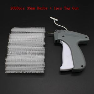 2000 pz 35mm Barbe 1 pz Tag Gun Arrivo Indumento Prezzo Etichetta Tag Pistola con Ago Prezzo Etichettatrice Macchina 240105