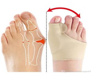 1Pair Big Bone Orthopedic Bunion Correction Pedicure Socks Silicone Halx Valgus Corrector Sush Toes Separator Fötter Care Tool3346746