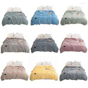 Battaniye düz renkli ekose atma battaniye yumuşak rahat pazen peluş peluş sıcak yatak kapağı