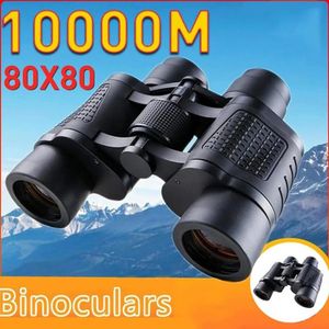 80x80 Night Binoculars High Power 5000 M Professional Hunting Scope Camping and Tourism Binocular Long Range Military 240104