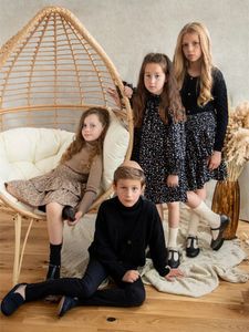 Crianças boutique roupas para meninas meninos outono primavera crianças família combinando roupas irmão irmã roupas de bebê 240104