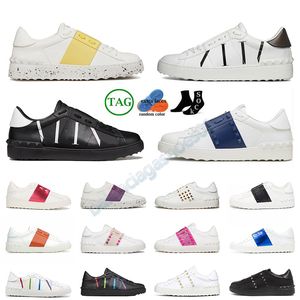 2024 Designer Woman Casual shoes Leather Lace Up Men Platform Oversized Open Sneakers One Stud White Black Golden Mens Dress Luxury Big Big Size Trainers