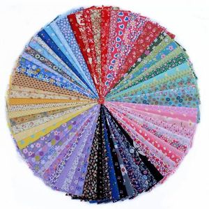 Tecido 70 cores flores misturadas tecido de algodão impresso para costura artesanal material patchwork cortina bordado faça você mesmo artesanato 20*30cm