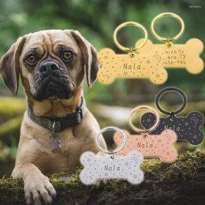 Targhetta per cani Targhetta identificativa per gatto personalizzata Nome con incisione personalizzata Collare per animali domestici Targhetta anti-smarrimento Portachiavi in acciaio inossidabile Accessori