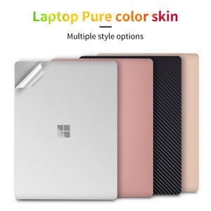 Fullt skyddande skinn för Surface Go2 3 Laptop 3/4/5 13.5 15 tum Vinyl Sticker för bok 2 13.5 15 Solid Color Simplicity 240104